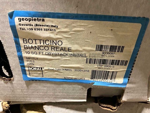 Partij eldorado botticino bianco reale stenen - afbeelding 7 van  8