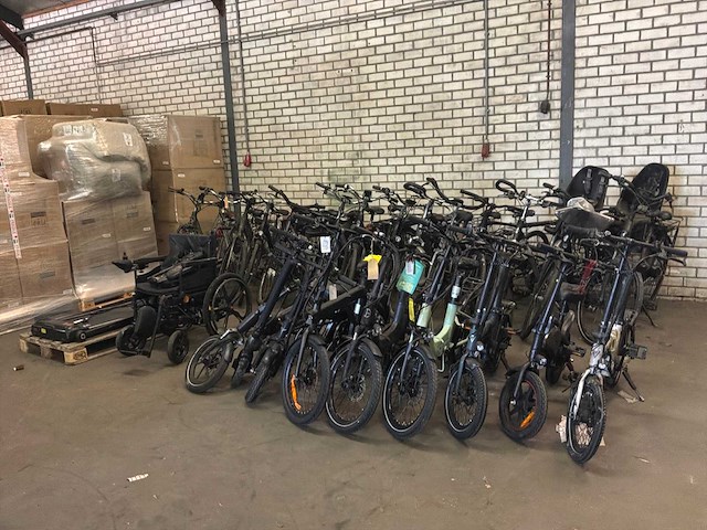 Partij electrische/vouw fietsen (24x) - afbeelding 1 van  37