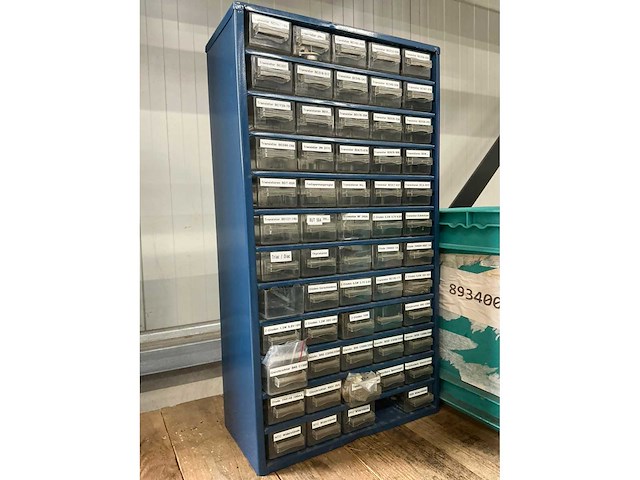 Partij electronica onderdelen met ladenkastje (4x) - afbeelding 3 van  14