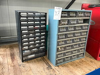 Partij electronica onderdelen met ladenkastje (4x) - afbeelding 1 van  14