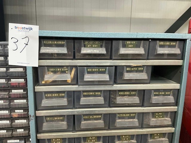 Partij electronica onderdelen met ladenkastje (4x) - afbeelding 9 van  14