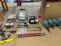 Partij elektrisch gereedschap en handgereedschap w.o. makita, aeg, hilti en rothenberger