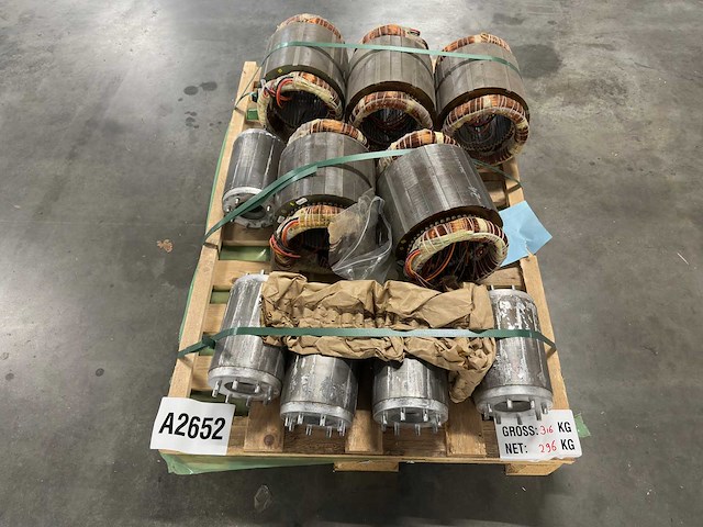 Partij elektromotor statoren/wikkelingen & motorhuizen - afbeelding 1 van  7