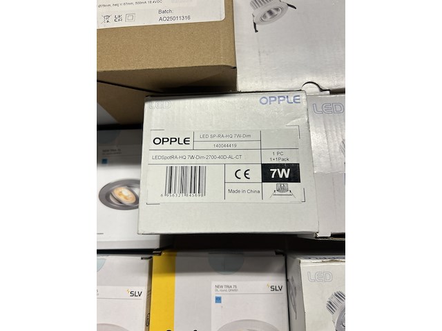 Partij elektronica w.o. led spots, w.o. slv, lumiance, klemco, opple - afbeelding 6 van  9