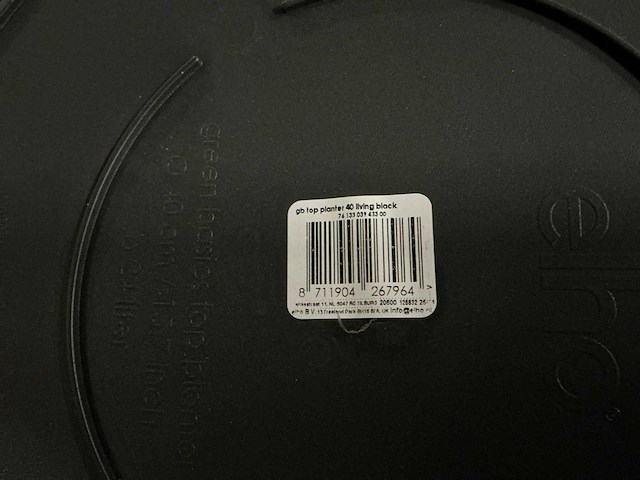 Partij elho gb top planter 40 living black (110x) - afbeelding 2 van  2