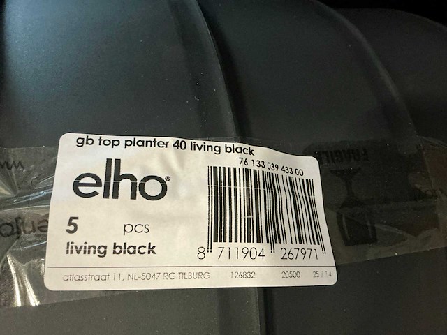 Partij elho gb top planter 40 living black (120x) - afbeelding 4 van  4