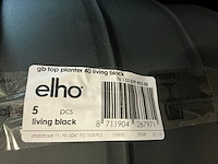Partij elho gb top planter 40 living black (120x) - afbeelding 4 van  4