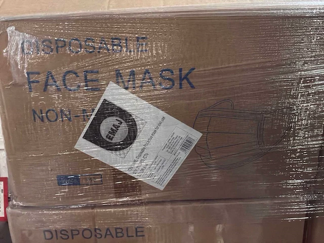 Partij emaj disposable stofmaskers mondkapjes - afbeelding 6 van  6