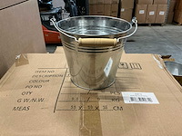 Partij emmers riga zink ø17xh15cm (980x) - afbeelding 1 van  5