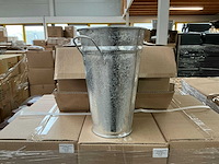 Partij emmers zinc 19,5/12,6xh30cm (175x) - afbeelding 2 van  6