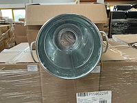 Partij emmers zinc 19,5/12,6xh30cm (175x) - afbeelding 3 van  6