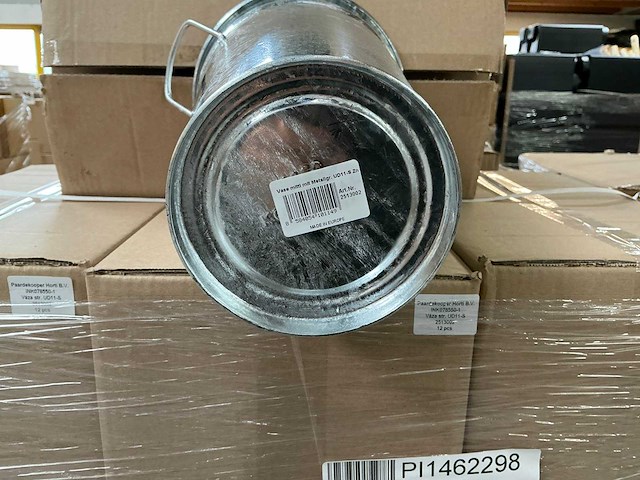 Partij emmers zinc 19,5/12,6xh30cm (175x) - afbeelding 4 van  6