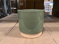 Partij eno pot duo sh dusty green h15,5xd16,5cm (330x) - afbeelding 1 van  4