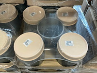 Partij eno pot duo sober grey ø16,5xh15,5cm (290x) - afbeelding 5 van  5