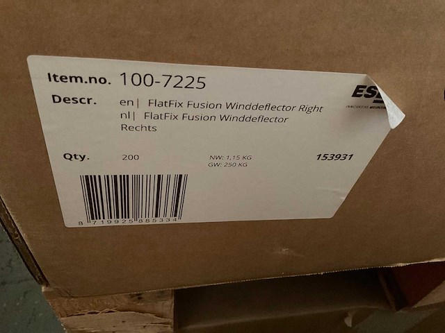 Partij esdec flatfix fusion 1600/2000 ballasthouder en winddeflectors - afbeelding 5 van  8