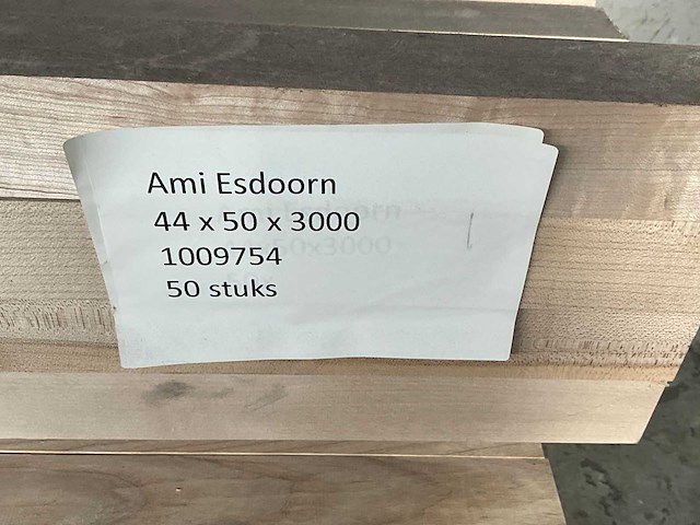 Partij esdoorn balken - afbeelding 8 van  9