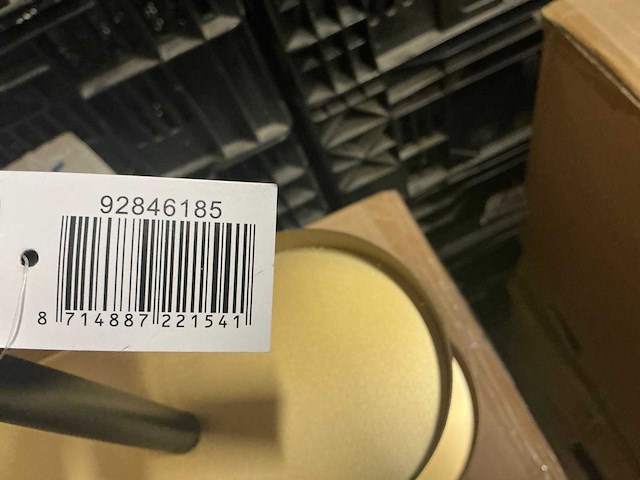 Partij etagère oval 2 layers h34cm black/gold (46x) - afbeelding 2 van  5