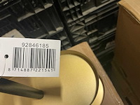 Partij etagère oval 2 layers h34cm black/gold (46x) - afbeelding 2 van  5