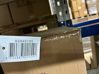 Partij etagères oval 2 layers h34cm black gold (36x) - afbeelding 3 van  3