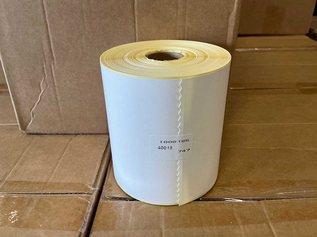 Partij etiketten blanco 100x150mm (840x) - afbeelding 1 van  4