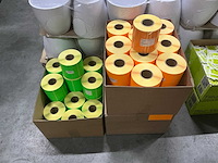 Partij etiketten fluorogroen & oranje 100x48mm 1000st/per rol (51x) - afbeelding 1 van  5