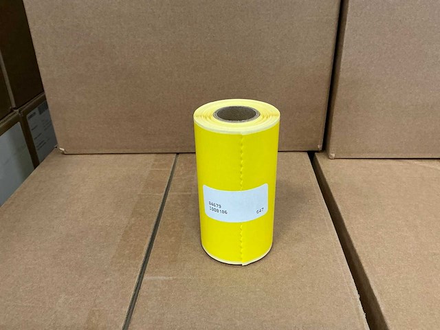 Partij etiketten volvlak geel 100x150mm (1500x) - afbeelding 1 van  4