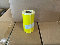 Partij etiketten volvlak geel 100x150mm (2025x) - afbeelding 1 van  4