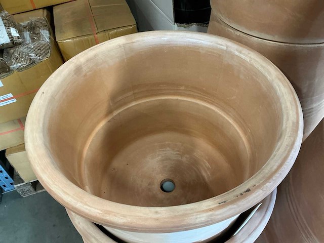 Partij euganea vasi srl terracotta plantenbakken h39xd54cm (14x) - afbeelding 3 van  3