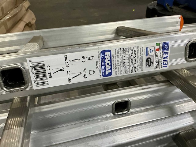 Partij facal ladders - diverse treden - afbeelding 5 van  6