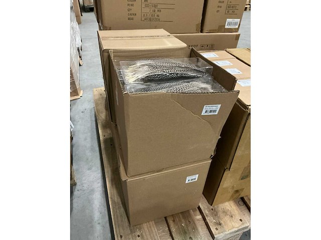 Partij feathers 23cm brown spotted (2360x) - afbeelding 4 van  5