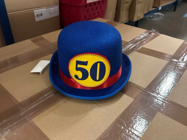 Partij feesthoedjes (50x) - afbeelding 3 van  3