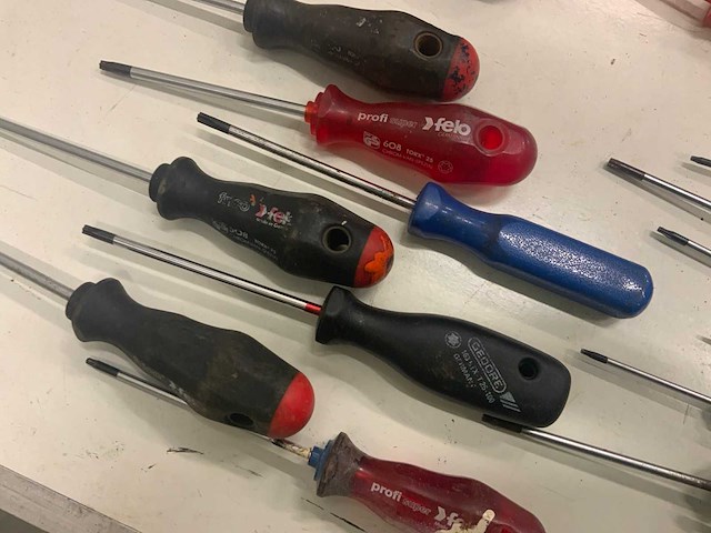 Partij felo schroevendraaiers o,a torx - afbeelding 4 van  10