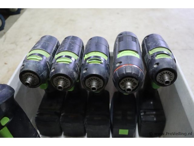 Partij festool accu-schroefboormachines, laadstions & accu's - afbeelding 3 van  4