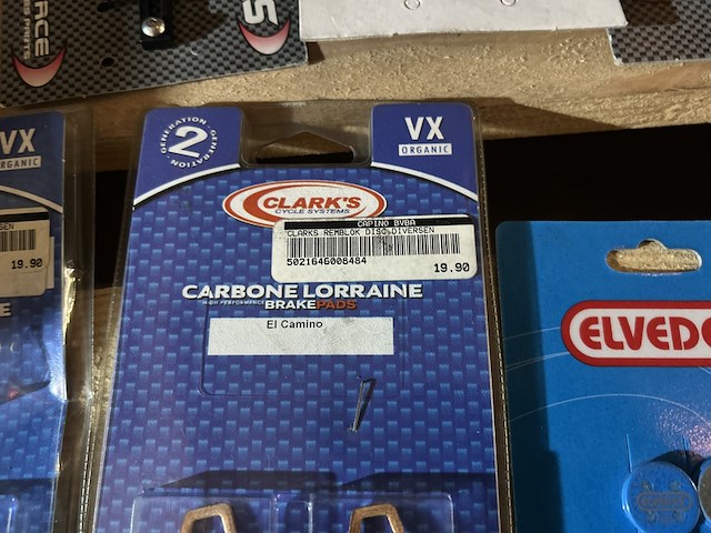 Partij fietsonderdelen w.o. disc brake pad w.o. shimano, elvedes - afbeelding 8 van  11