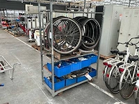 Partij fietsonderdelen