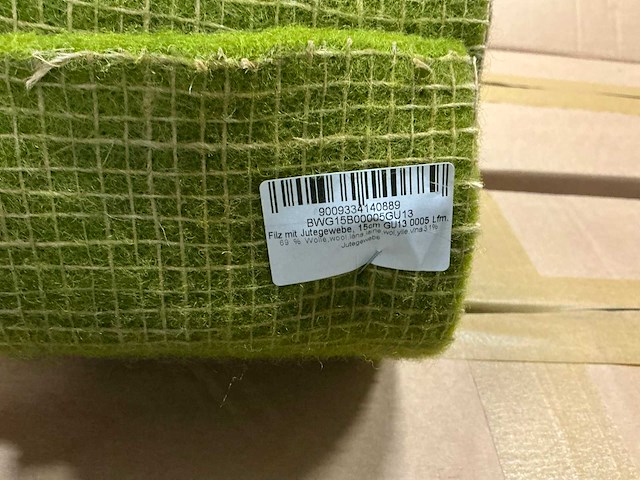 Partij filt met juteweefsel 15cm (92x) - afbeelding 3 van  6