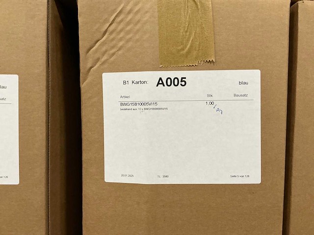 Partij filt met juteweefsel 15cm vi15 0005 lfm (96x) - afbeelding 2 van  2