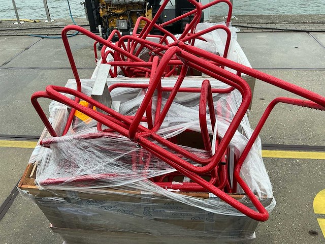 Partij fimm rol-/vatkarren en transportframes - afbeelding 3 van  17
