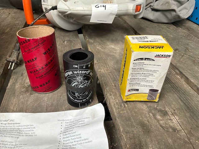 Partij flange wizard pipe wrap aftekenhulpmiddelen voor buizen - afbeelding 1 van  5