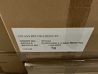 Partij flaxcord +/-3,5mm spool 1kg (48x) - afbeelding 4 van  4