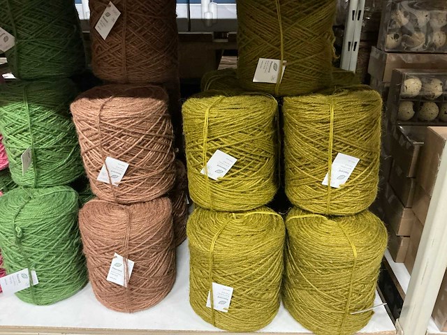 Partij flaxcord natural twine 100% jute (60x) - afbeelding 2 van  6
