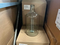 Partij fles terri mondgeblazen gerecycled glas flesvazen h40cm (20x) - afbeelding 1 van  4