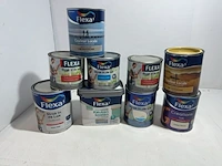 Partij flexa verfproducten