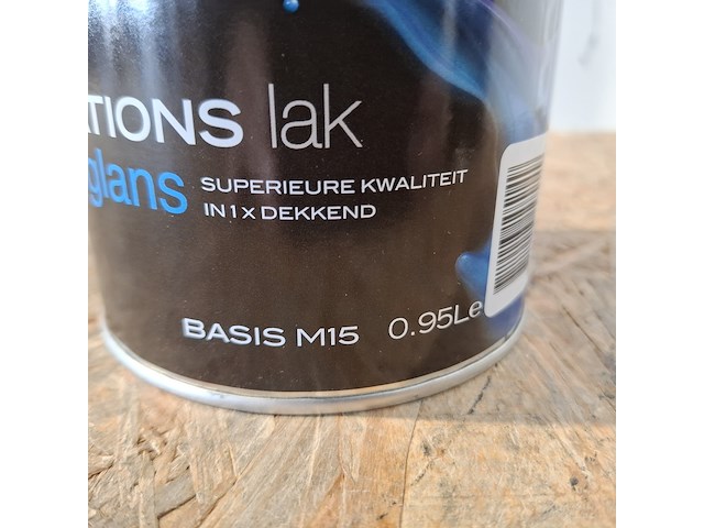 Partij flexa zijdeglanslak ral 9010 en wit, 19 liter totaal - afbeelding 5 van  5