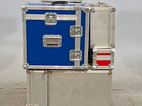 Partij flightcases met inhoud