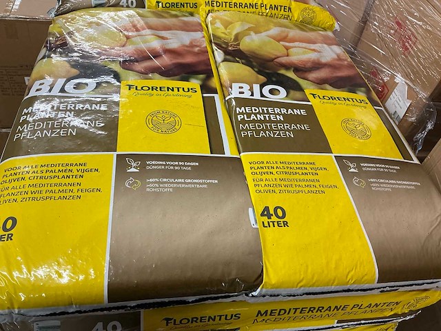 Partij florentus bio mediterrane planten 40ltr per zak (45x) - afbeelding 1 van  3