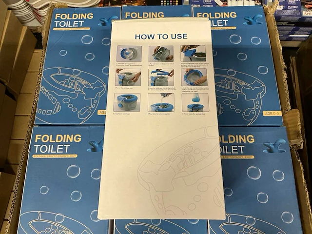 Partij folding toilets age 0-5 (118x) - afbeelding 4 van  6