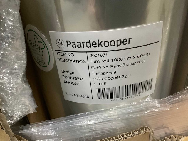 Partij folie ropp25 transparant - afbeelding 3 van  4