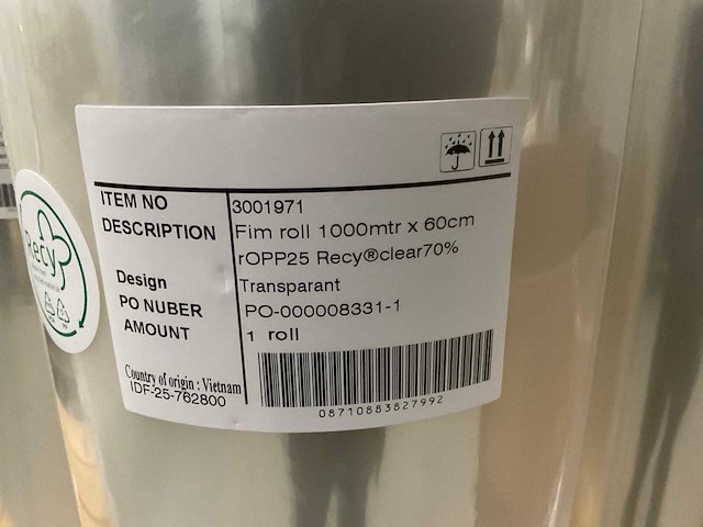 Partij folie ropp25 transparant - afbeelding 4 van  6