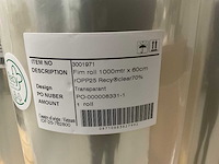 Partij folie ropp25 transparant - afbeelding 4 van  6